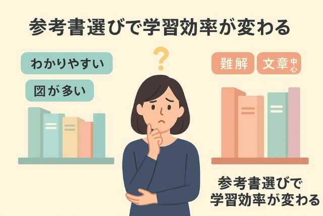 本を階段に見立てた学び直しの成長イメージ